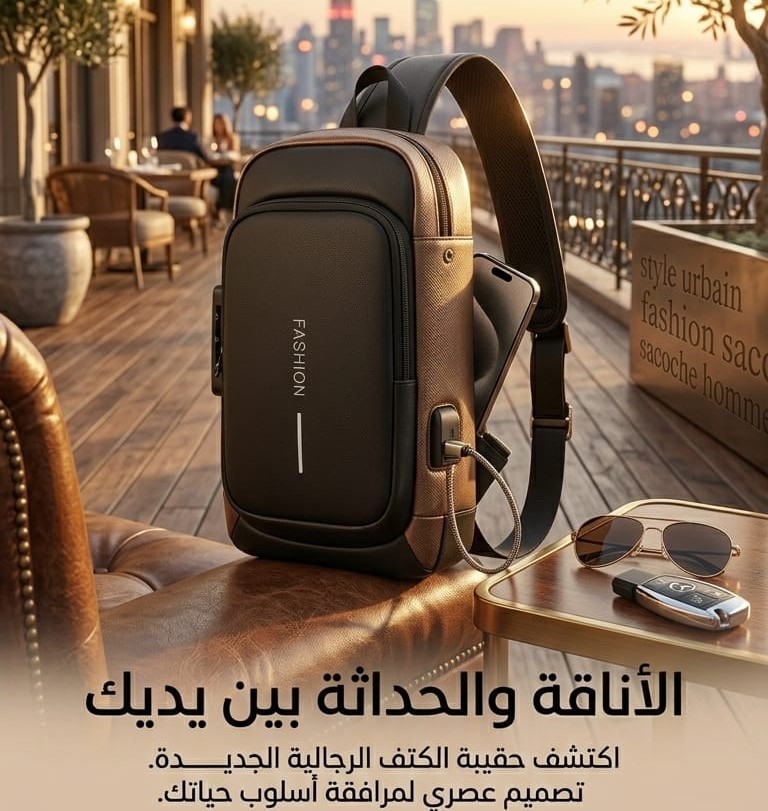 حقيبة الكتف الرجالية 